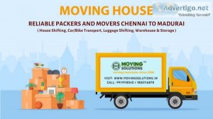 Reliable packers and movers chennai to madurai
