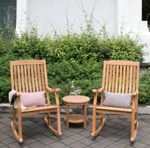 Shop Richmond Teak Patio Furniture Wood Outdoor Side Table