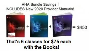 AHA BUNDLE and SAVE ACLS BLS and PALS NRP IV CERTIFICATION PHTLS