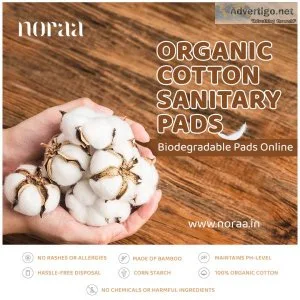 Noraa organic feminine pads | organic cotton sanitary pads