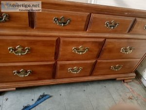 Dresser and mirror heavy
