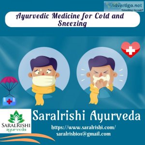 Ayurvedic medicine for cold and sneezing | saralrishi ayurveda