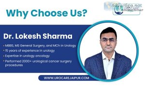 Find the most experinced urologist in jaipur - dr lokesh sharma 