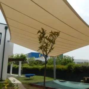 Good quality tensile sun shade in dubai