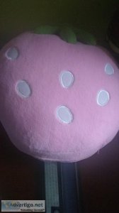 Berry cushions (pink orand turquoise)