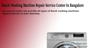 Bosch washing machine service center bangalore