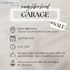 Neighborhood Garage Sale