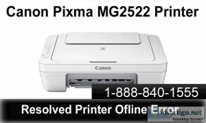 Fix canon pixma mg 2522 printer offline error