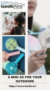 Geek portable rechargeable fans to drive your summer heat