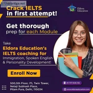 Search Best IELTS Online Coaching by Eldoraeducation in Delhi