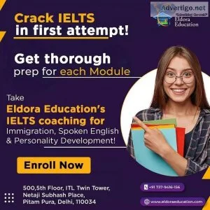 Go through Eldoraeducation for Best IELTS Online Coaching in Del