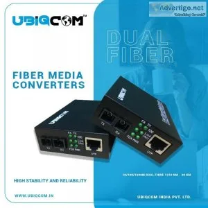 Dual fiber media converter - ubiqcom