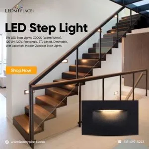 Buy LED Step Lights ETL Certified for Safe Outdoor Use