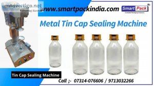 Metal / tin cap sealing machine