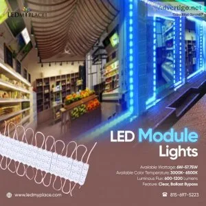Check Out Perfect Decorative Look with LED Module Lights