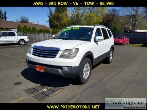 2009 KIA BORREGO LX  AWD  V6  3RD ROW