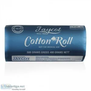Cosmetic cotton rolls