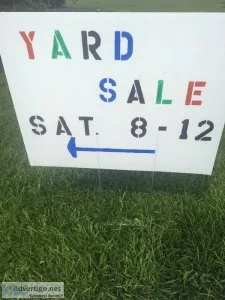 Multi family yardgarage sale