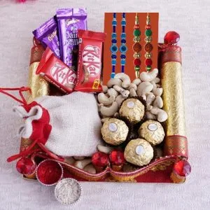 Splendid shopping of rakhi n dry fruits to hyderabad online & ex