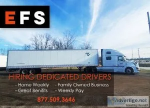 CDL A Drivers - Dedicated