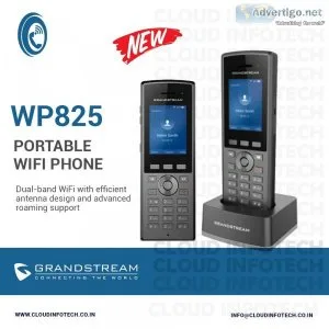 Grandstream wp825 portable cordless wifi phone