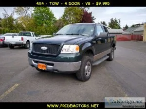 2006 FORD F150 XLT SUPER CAB 4 DOOR  4X4  TOW
