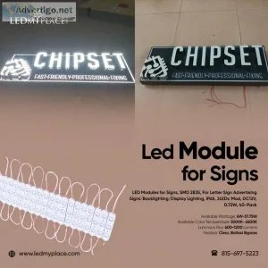 Grab the Deal Buy LED Modules for Signs at Minimum Prices