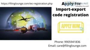 Apply for import-export code registration