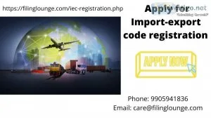 Apply for import-export code registration