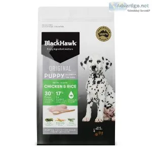 Black Hawk Chicken and Rice Puppy Food  DiscountPetCare