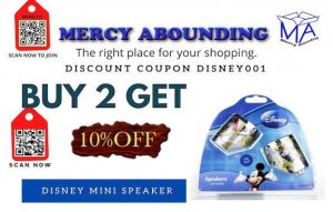 Disney Mickey Mouse Portable USB Speakers MP3