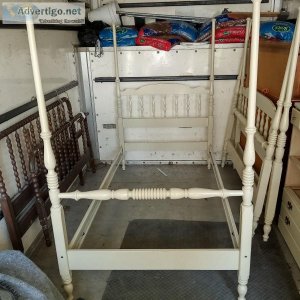 Full size poster bed frame