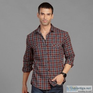 Explore the best collection of checked shirts for men online at 