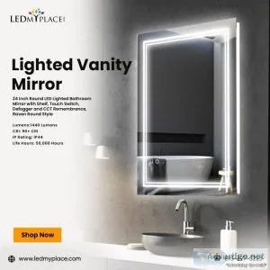 Illuminate Your Bathroom with Lighted Vanity Mirror Order Now