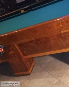 Brunswick Conqueror 9 Foot Pool Table&hellipFormerl y Owned By S