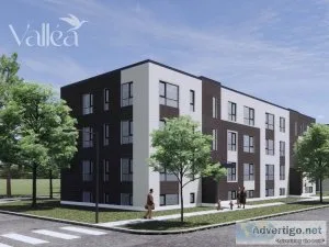 VALL&EacuteA - New condo 4 12  den for rent in Valleyfield