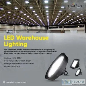 Shop Now LED Warehouse Lighting at a Discount