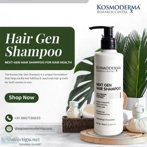 Kosmoderma hair gen shampoo - best shampoo for hair fall
