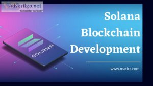 Solana blockchain development