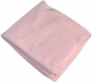 Pink towel for bathroom