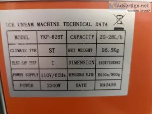 Ice cream machine