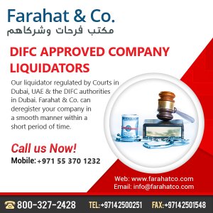 To liquidate a company in difc - call us +971 55 4828368