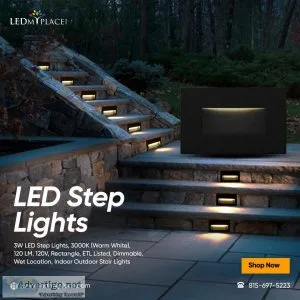 Order Now LED Step Lights Easy Way to Brighten up the Dark Paths