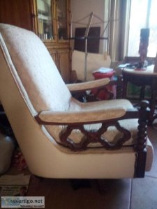 White Rocker Chair