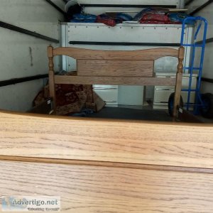 Full size bed frame with headboard and footboard