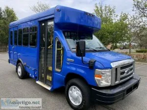 2013 Ford E350 Non-CDL Wheelchair Shuttle Bus and NEMT (A5176)