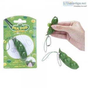 Pea Pod Popper Keyring