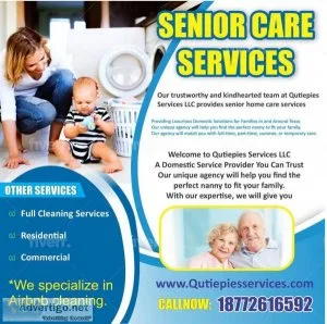 Qutiepes Nannies Cleaning  Families Domestic Services