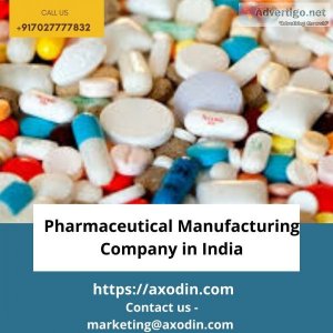 Pharmaceutical manufacturing company in india | axodin pharma