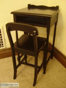 TELEPHONE STANDDesk and chair. vintage. VGC.